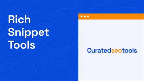 rich snippet tools.